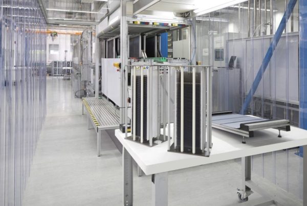 Carbon reduction in solar panel production