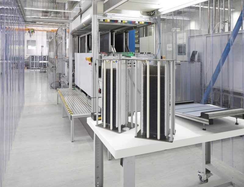 Carbon reduction in solar panel production