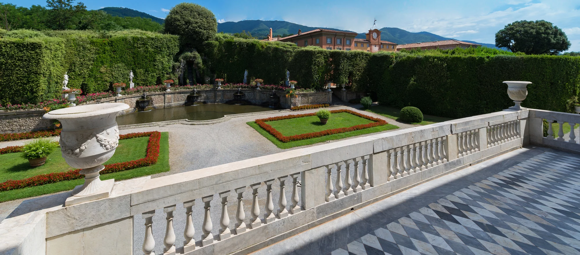 Villa Reale di Marlia - Water Theatre and Clock House
